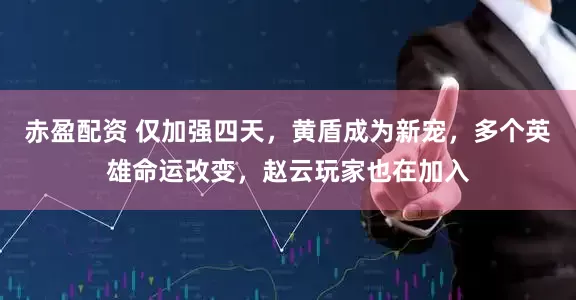 赤盈配资 仅加强四天，黄盾成为新宠，多个英雄命运改变，赵云玩家也在加入